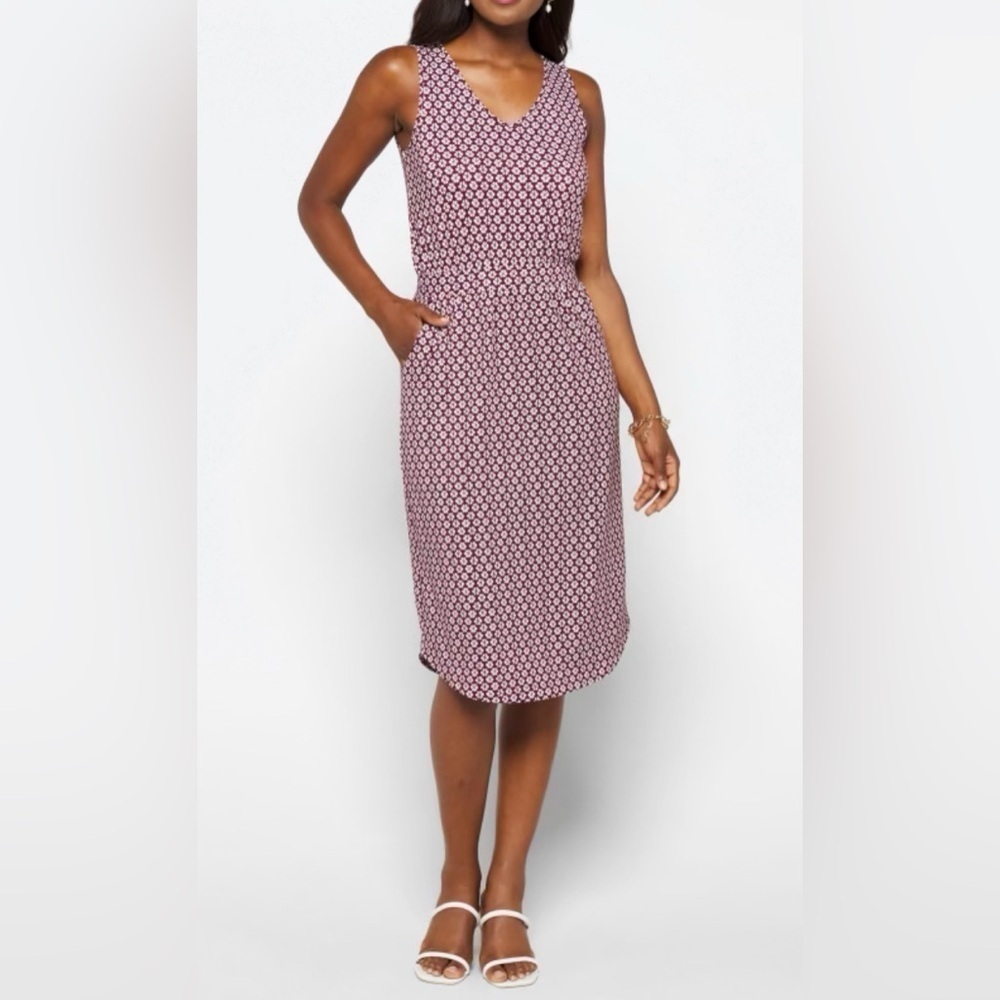 Market & Spruce Knit B-Neck Midi Dress